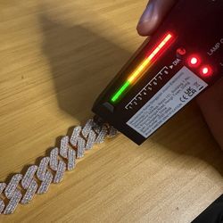 Iced Out Rose Gold Cuban Link Necklace 