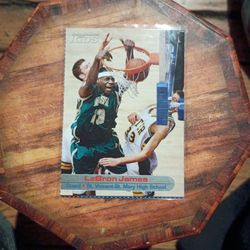LeBron James Highschool Sports Illustrated card 