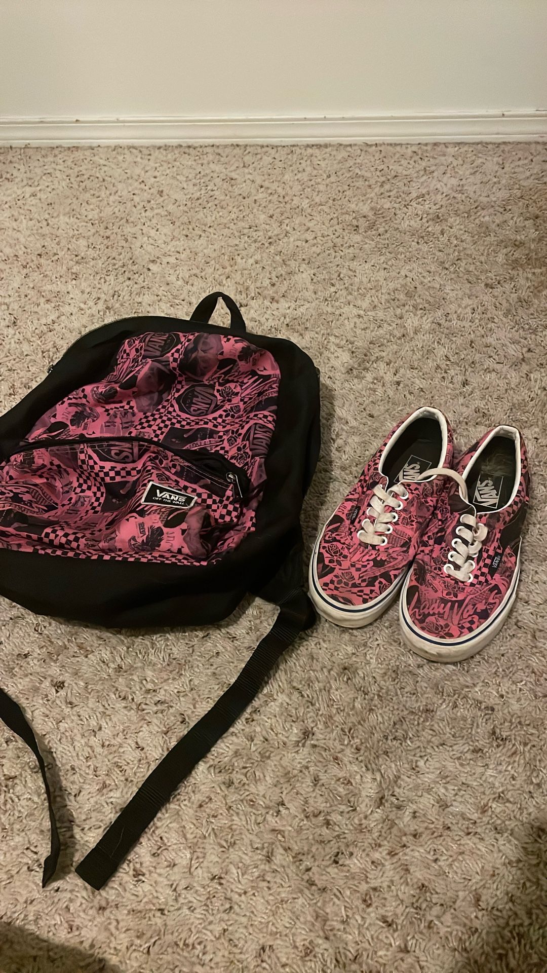 Shoes w/ Matching Backpack (Size 9.5 W)