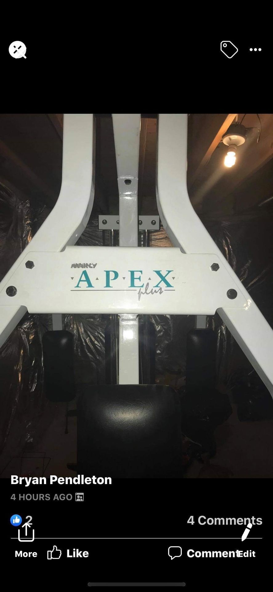 A.P.E.X GYM. EQUIPMENT LIKE NEW