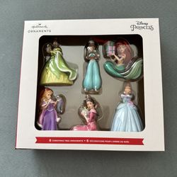 disney princess Christmas hallmark ornaments Set Of 6