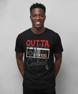 8-Bit Retro Gaming "Outta Control" Tee