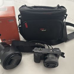 Sony α6000 Mirrorless Camera w/ 18-105mm G Lens & 16-50mm