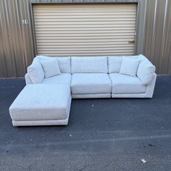 BRAND NEW Gray Modern Modular Sectional Couch - Delivery Available!
