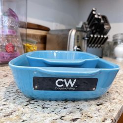 Two piece corning ware