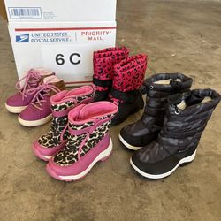 Toddler Kids 6C Snow Boots Girls Boys Waterproof Insulated Warm Winter Sports