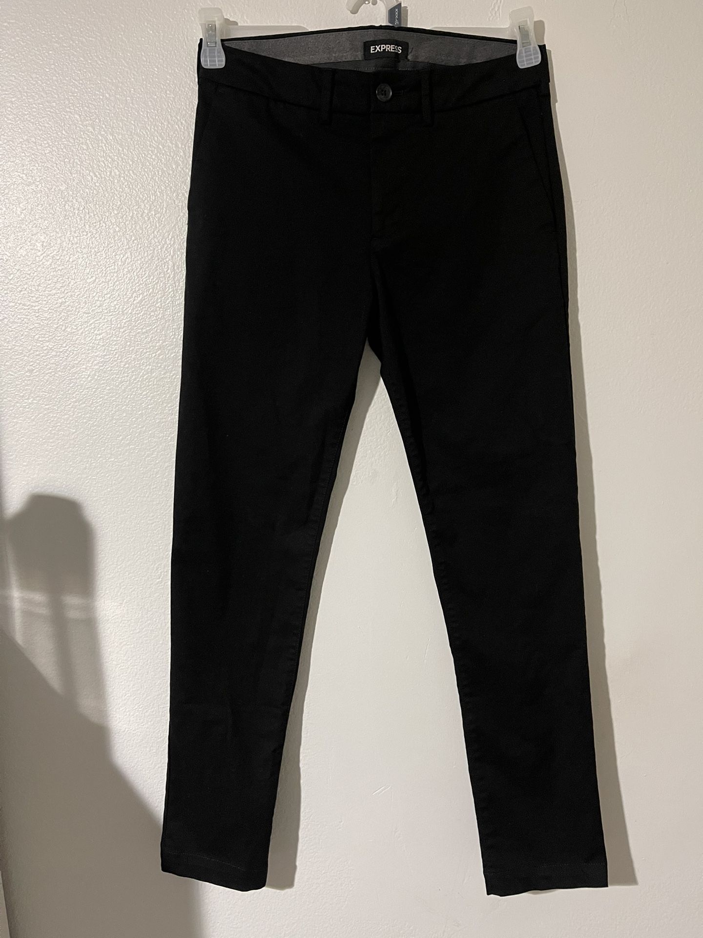 Express Men Black Chino Pants