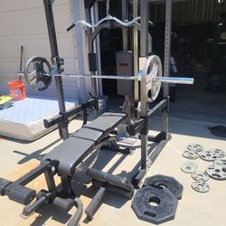 Weight Set With 200 Lbs Of Weights