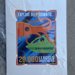 20000 Leagues Under The Sea Disney Art Print