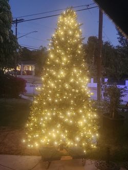 9ft Christmas Tree with changing lights