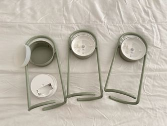 Sage Green Portable Table Lamps – Set of 3