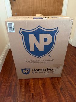 2-Pack Nordic Pure 20”x 25”x4” MERV 12 Pleated Furnace Air Filter