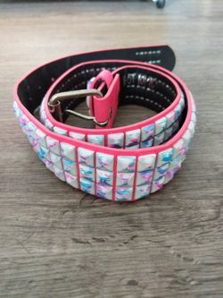 Pink Studded Belt