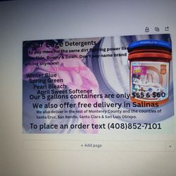 Clear Edge Detergent 5 Gallons Container 