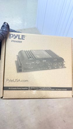NEW Sealed Pyle PFA400U 100W Class-T Hi-Fi Amplifier - USB/SD, Remote