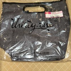 Thirty-One Charcoal Crosshatch Go-To Thermal NIP