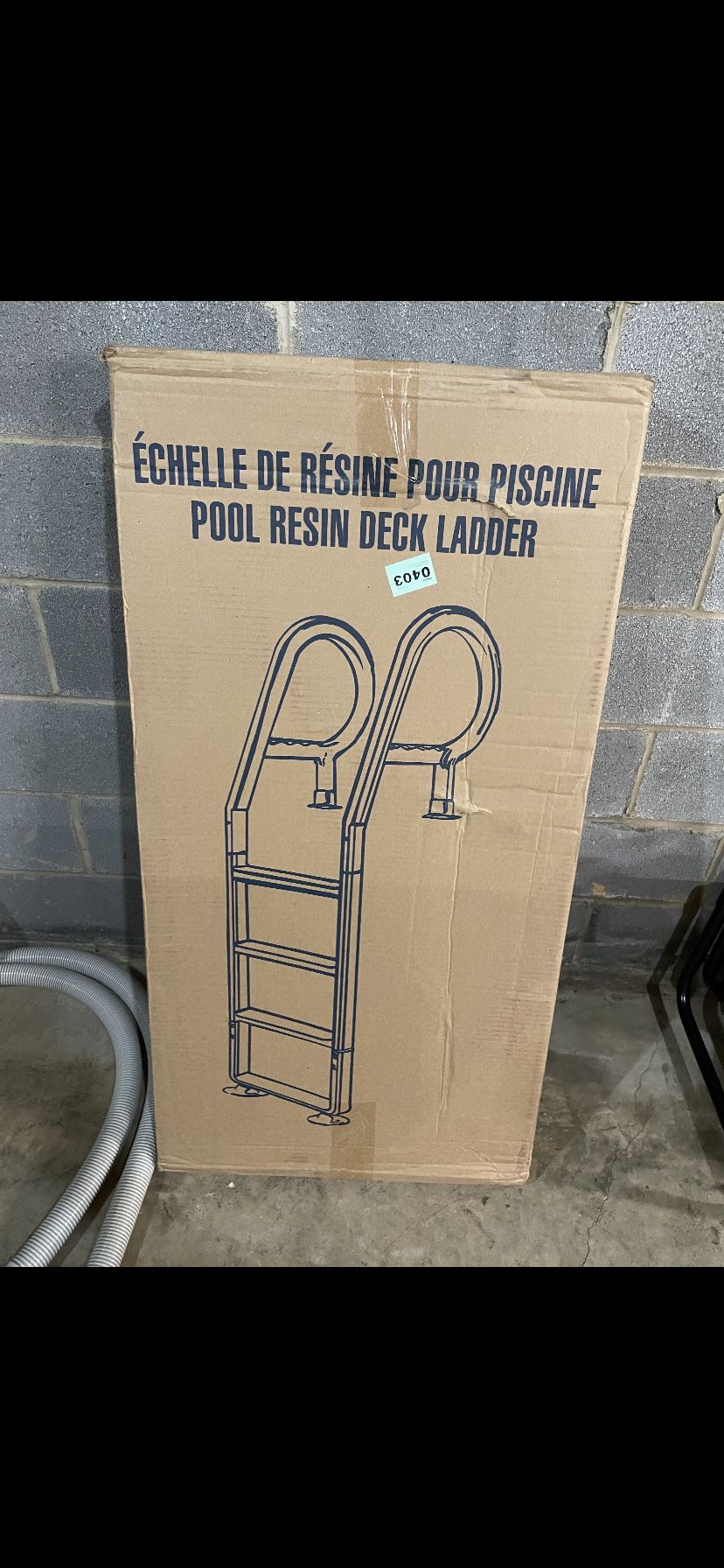 New In Box Pool Ladder Never Opened. Sealed 