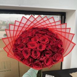 rose bouquet for valentine’s day
