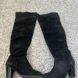 Steve Madden Black Tall Boots