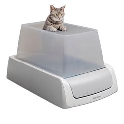 PetSafe Legacy ScoopFree Crystal Pro Self-Cleaning Automatic Litter Box - Top-Entry Motion-Sensing Cat Box with Integrated Health Counter - Includes 1