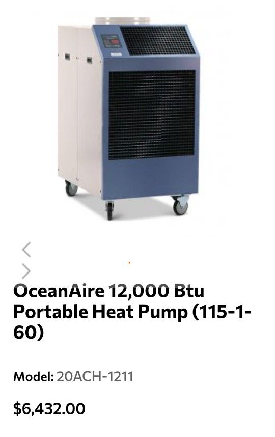 Heat Pump/AC oceanaire model 20ach1211