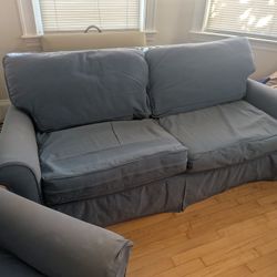 Sleeper Sofa And Swivel Chair Set