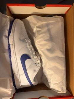 Dunk Low Blue And White Size 9.5 Men