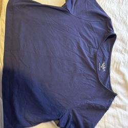 Navy blue crop top size XL Isabel by Ingrid+isabel