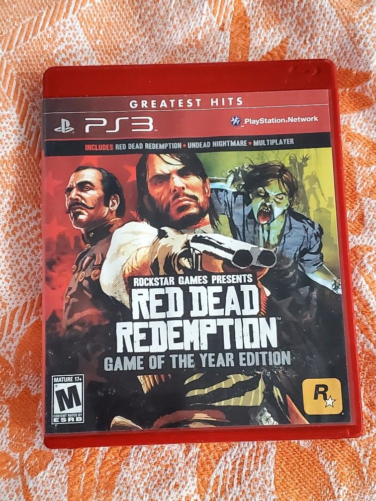 Red Dead Redemption Game Of The Year Edition (Sony PlayStation 3) PS3 TESTED.
About the Product
America, early 1900's. The era of the cowboy is comin