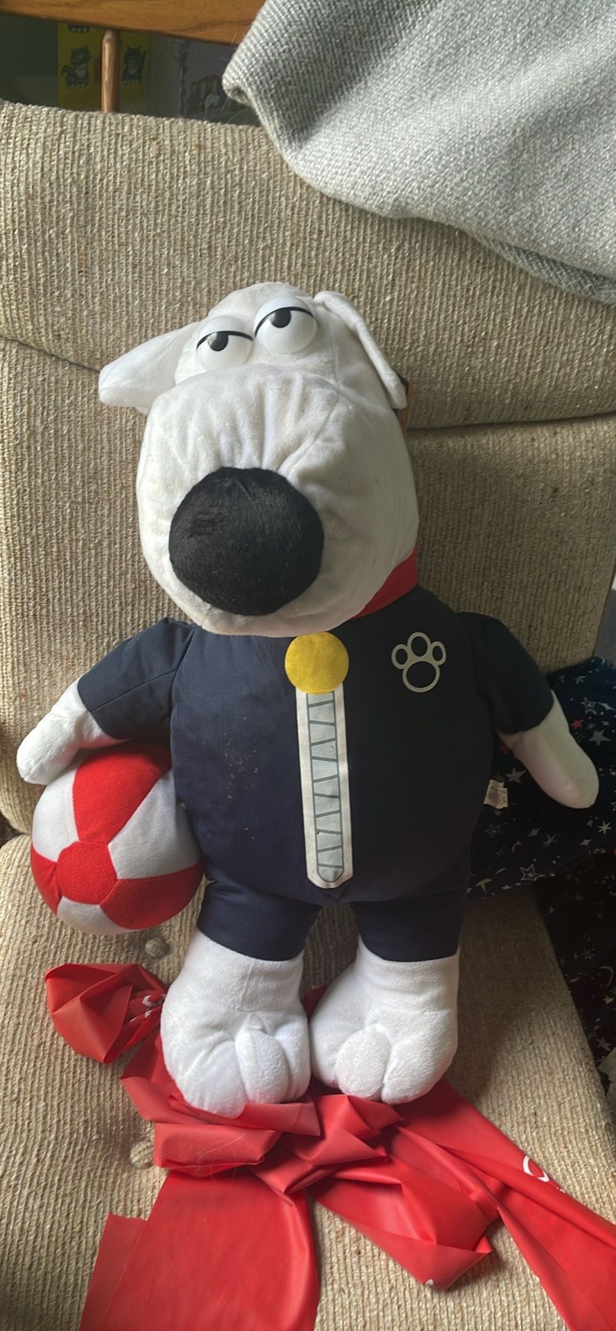 Brian Griffin Family Guy Stuffed Animal Plush Toy New