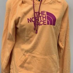 The North Face Women's Orange Hoodie Sweater Size  Medium 
