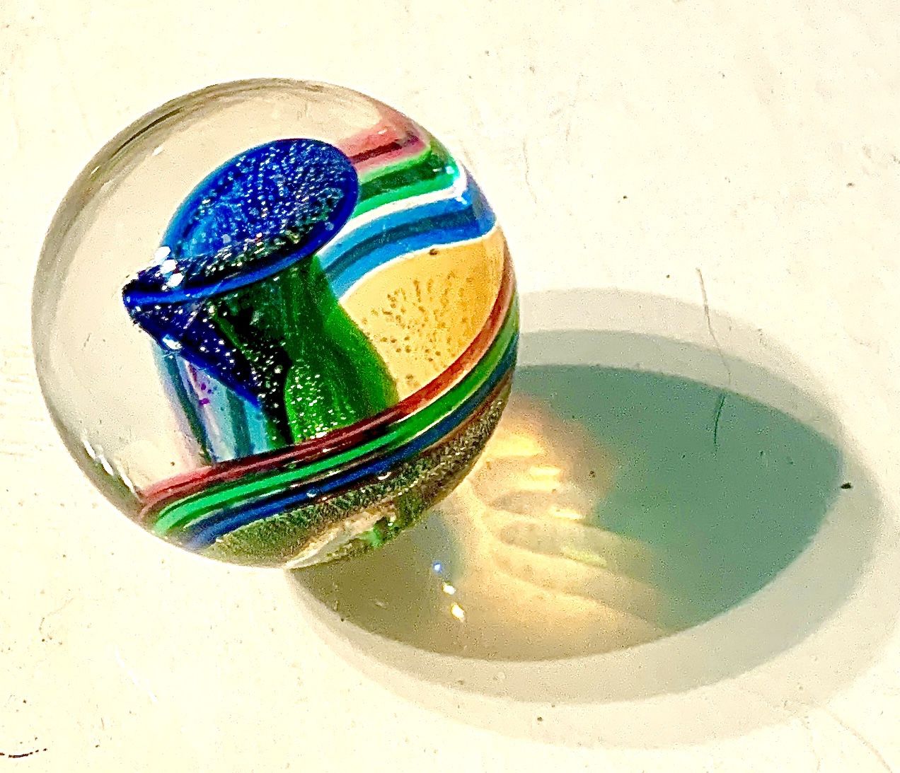 Multicolored Swirl Paperweight—awesome