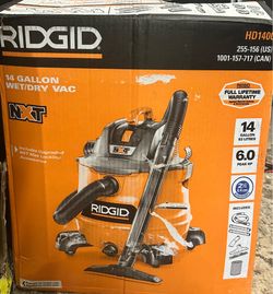 RIDGID NXT 14 Gallon Wet/Dry Vac HD1400