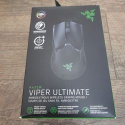 Razer Viper Ultimate Lightweight Wireless Gaming Mouse: Fastest Gaming Switches - 20K DPI Optical Sensor - Chroma Lighting - 8 Programmable Buttons