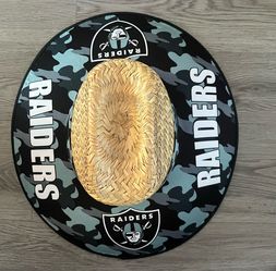 Las Vegas Raiders Straw Hat