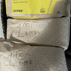 Dyper Diapers Size 1 