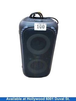 Onn. Party Speaker Black Portable Speaker