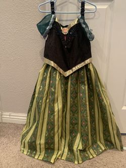 Anna Frozen Disney Costume Dress Girls 7/8