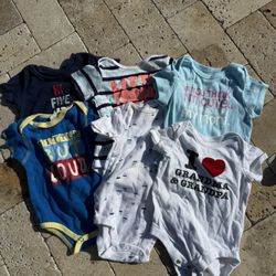 Boys 6 To 9 Months Onesies