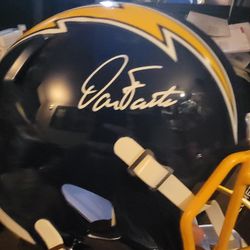 Autographed Dan Fouts Full Size Helmet