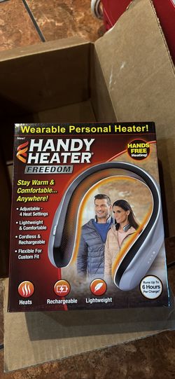 Handy Heater Freedom, Wearable Ceramic Heater, Rechargeable USB