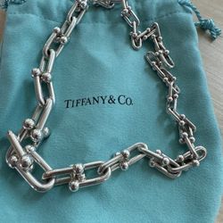 Tiffany & Co. HardWear Graduated Link 925 Silver Necklace 18”