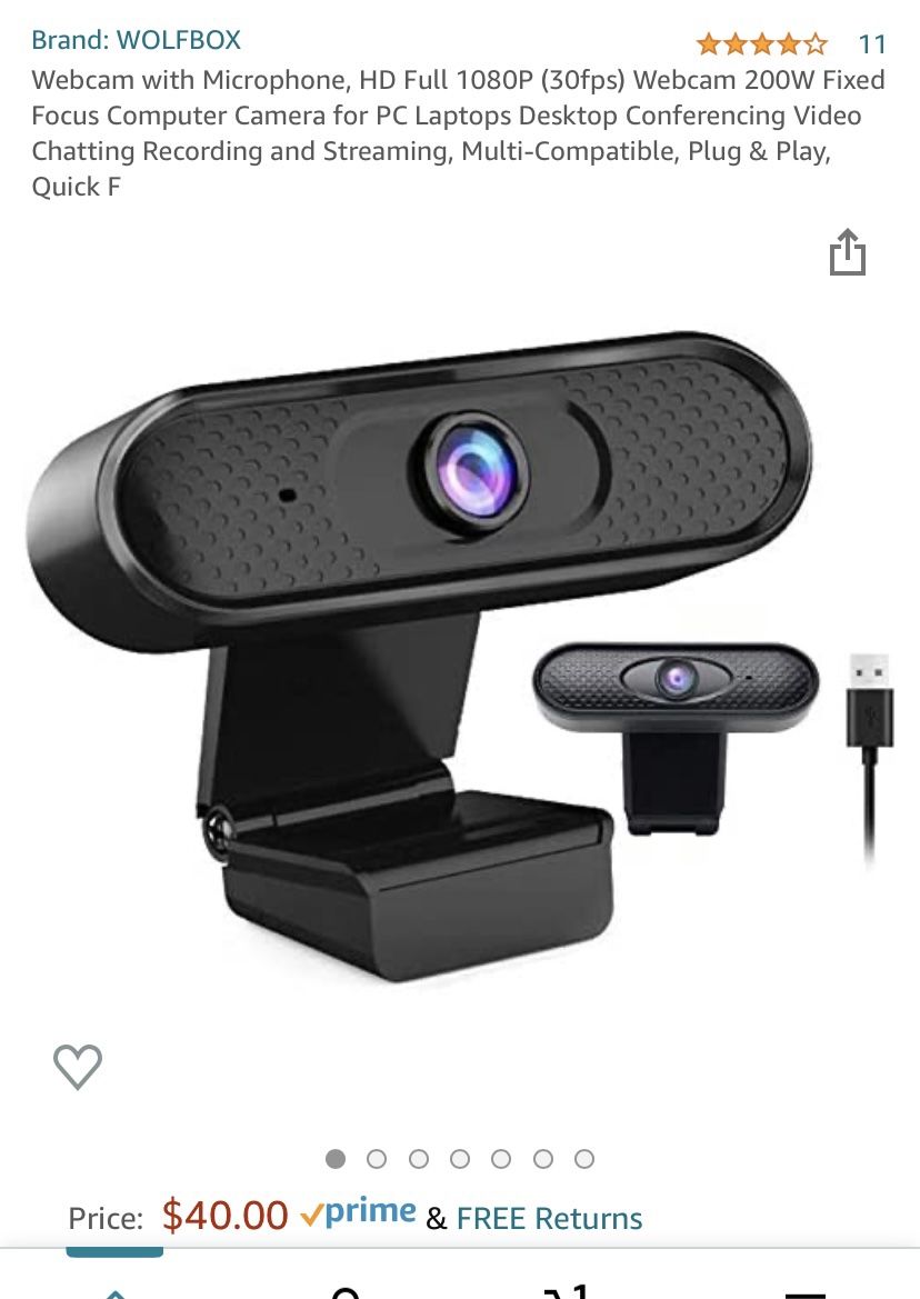 Webcam Autofocus Still In Box Never Used