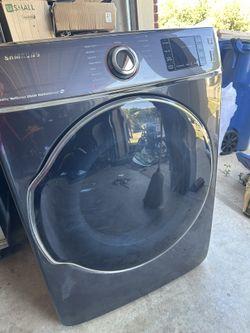 Samsung 9100 Series 9.5 Cu. Ft. Onyx Front Load Electric Dryer WORKS GREAT