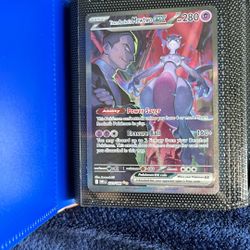 Pokemon Card Team rocket Mewtwo card