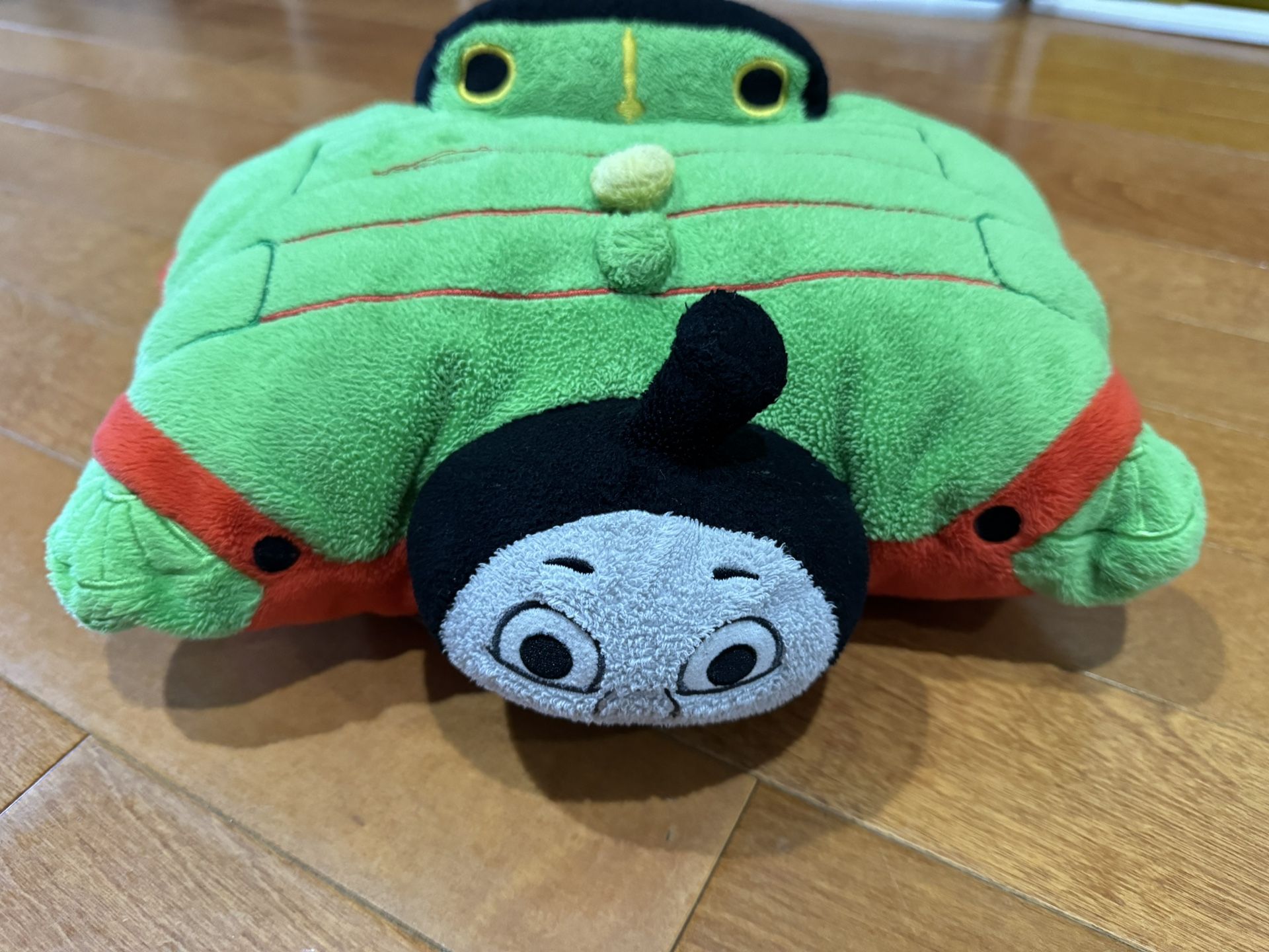Thomas and Friends Percy Green Pee Wee Small Pillow Pets Plush Stuffed Train