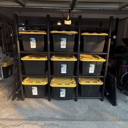 Storage Rack and Storage Bins