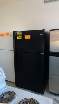 Whirlpool Black Top Bottom Refrigerator