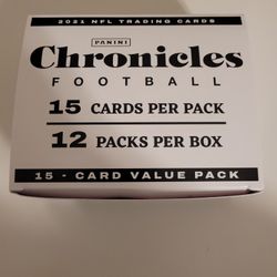 2021 Panini Chronicles NFL Football Cello Value Box