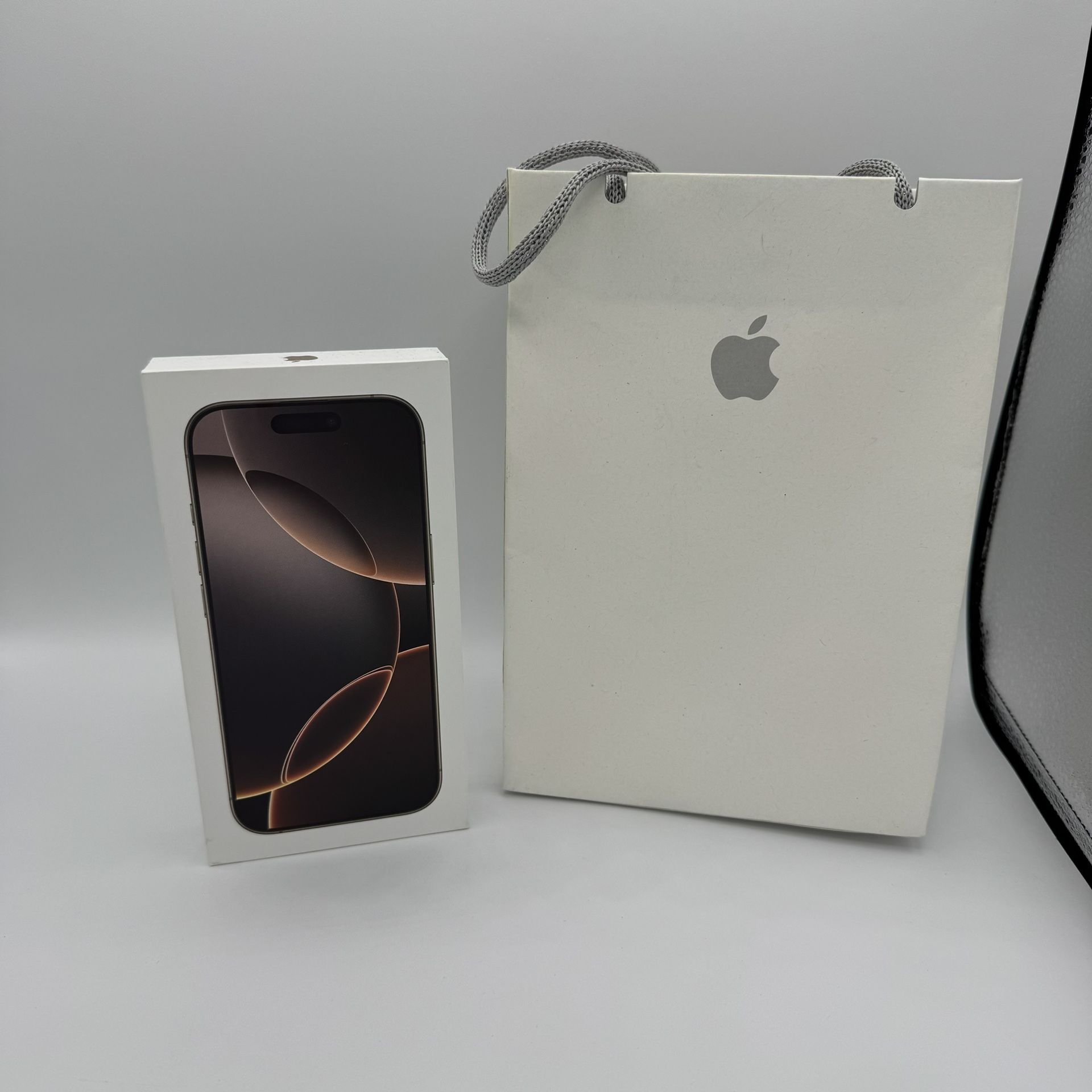 Original Apple iPhone 16 Pro Max 256gb Desert Titanium Empty Box Only With Bag